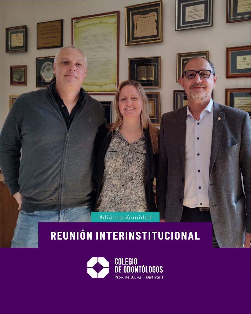 REUNIÓN INTERINSTITUCIONAL CON EL DECANO DE LA FACULTAD DE ODONTOLOGÍA