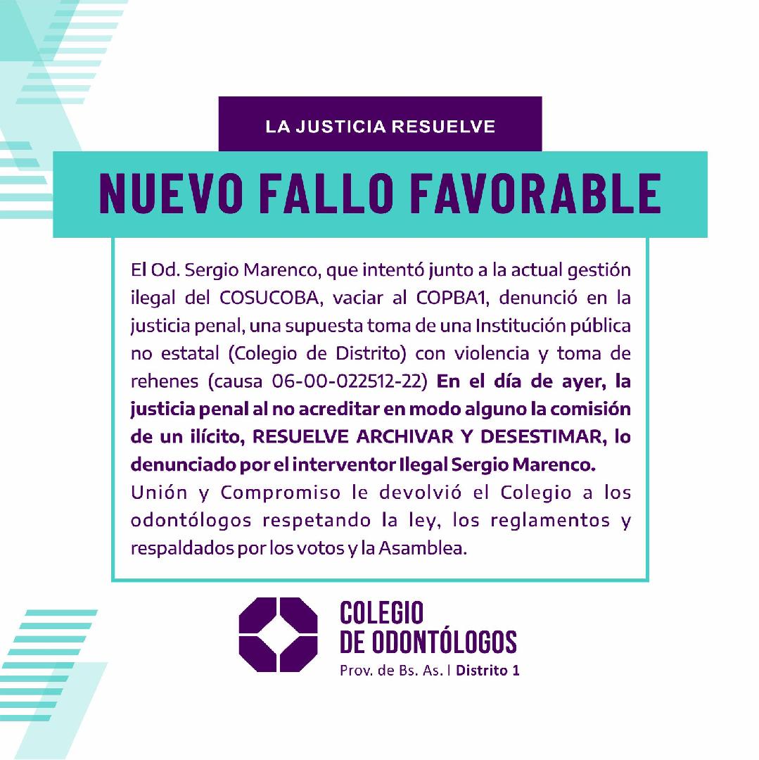 NUEVO FALLO FAVORABLE