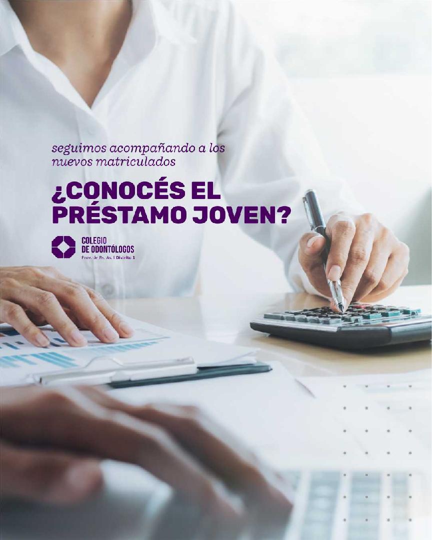 ¿CONOCÉS EL PRÉSTAMO JOVEN?