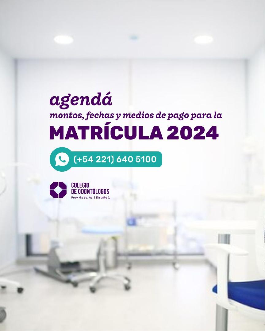 MATRÍCULA 2024