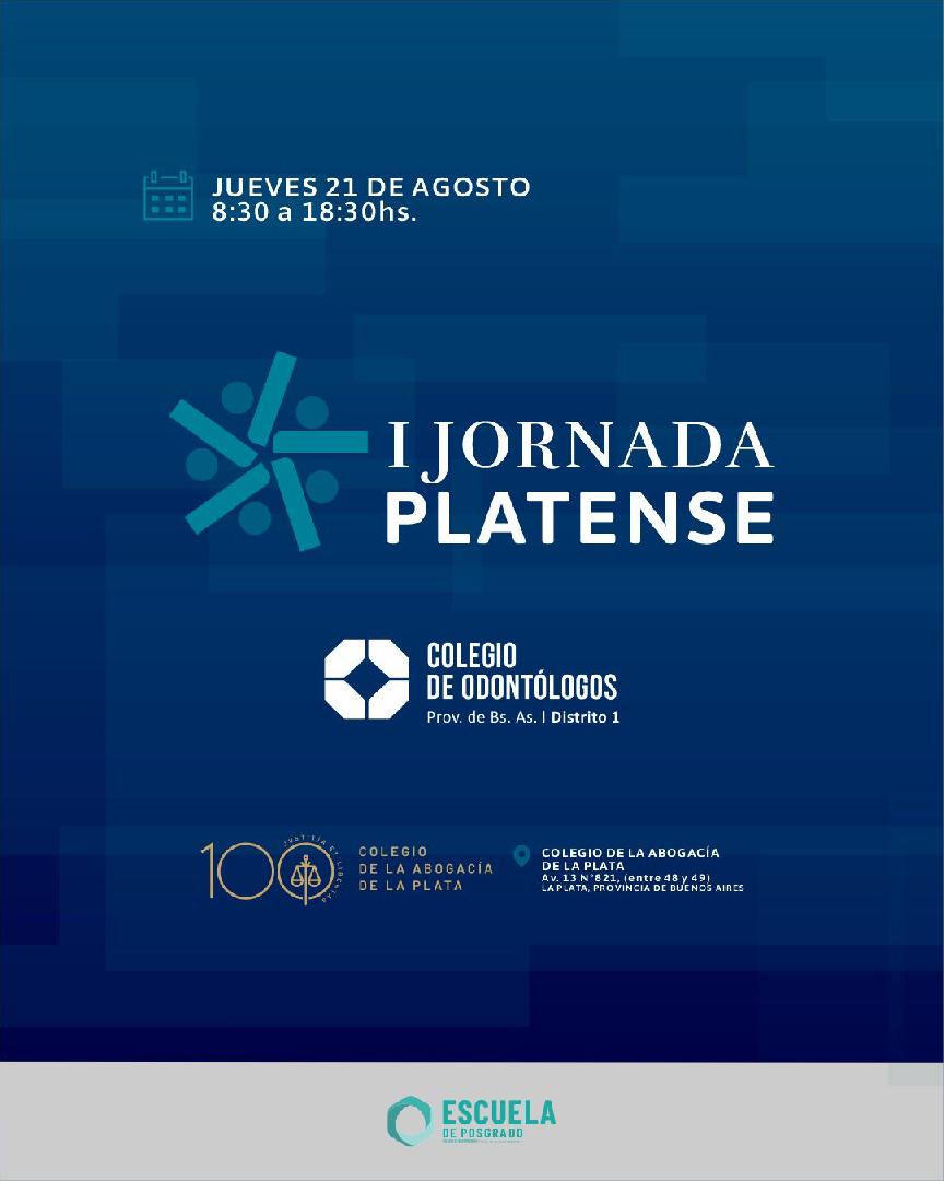 I JORNADA PLATENSE SOBRE TRASTORNOS TEMPOROMANDIBULARES Y RESPIRATORIOS DEL SUEÑo