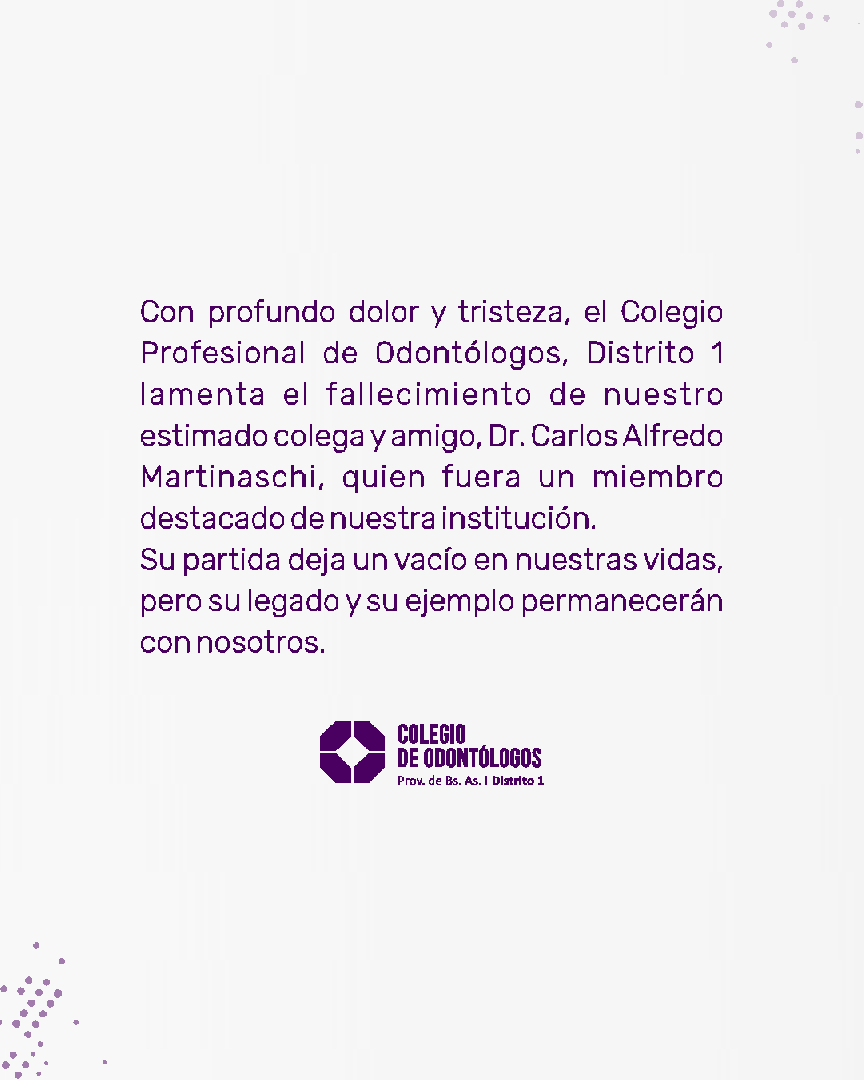 DESPEDIMOS AL DR. CARLOS ALFREDO MARTINASCHI