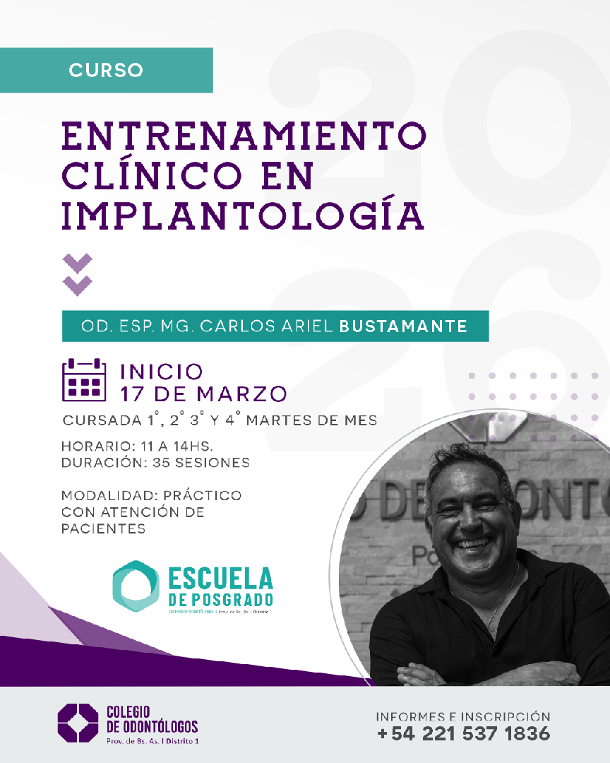 ENTRENAMIENTO CLÍNICO EN IMPLANTOLOGÍA