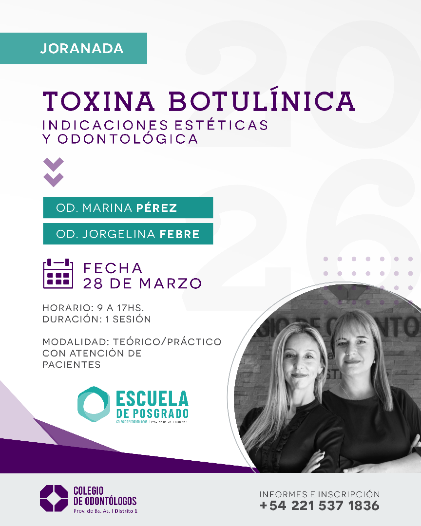  TOXINA BOTULÍNICA. Indicaciones estéticas y odontologicas