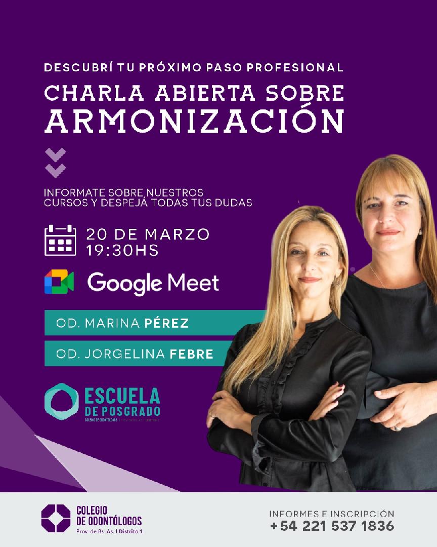 CHARLA ABIERTA SOBRE ARMONIZACIÓN 