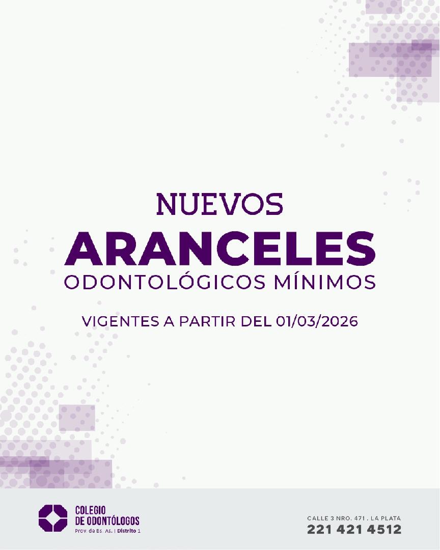 NUEVOS ARANCELES MÍNIMOS