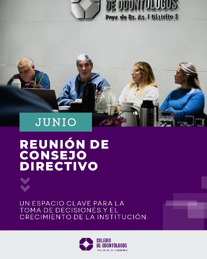 REUNIÓN DEL CONSEJO DIRECTIVO DEL DISTRITO 1