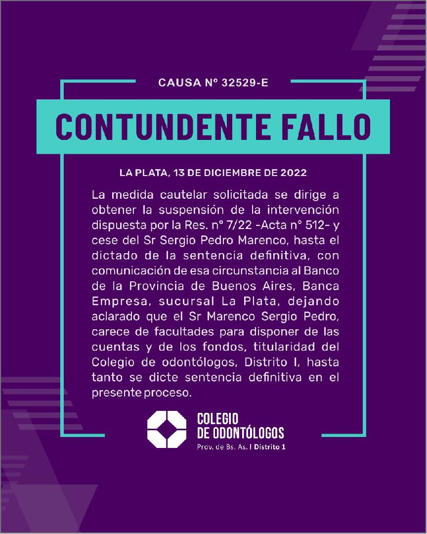 CONTUNDENTE FALLO 